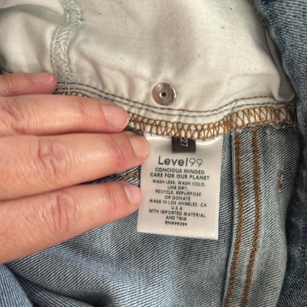 Level 99 UPCYCLED MIA HIGH RISE ANKLE jeans - Picture 9 of 11